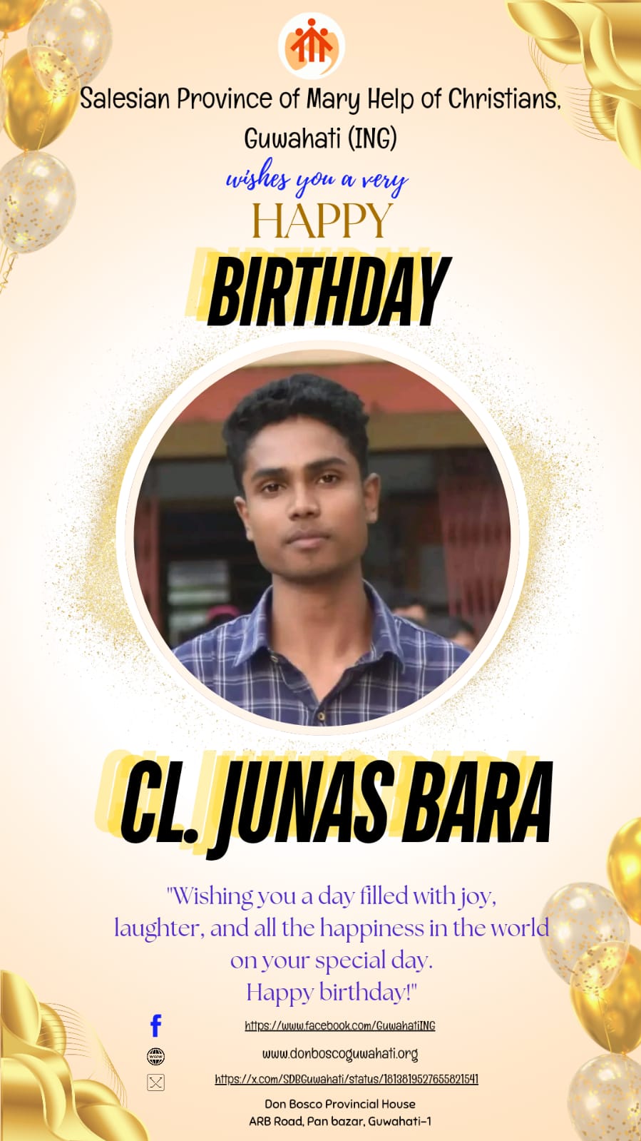 Bro. Junas Bara.