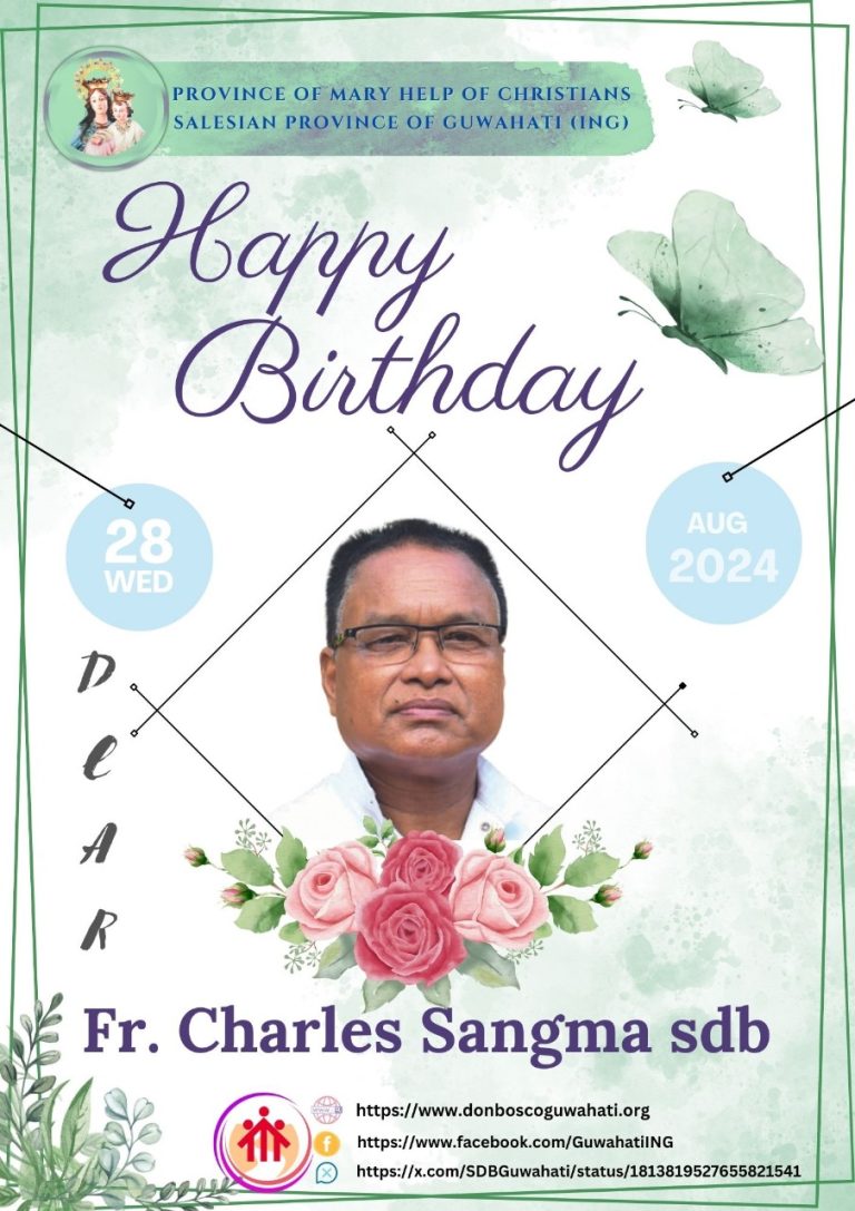 Rev Fr Charles Ch. Sangma SDB.