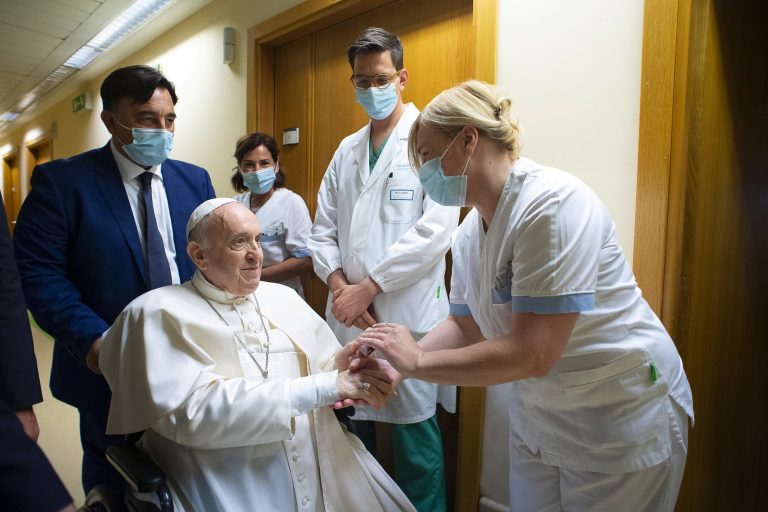 POPE ROME HOSPITAL