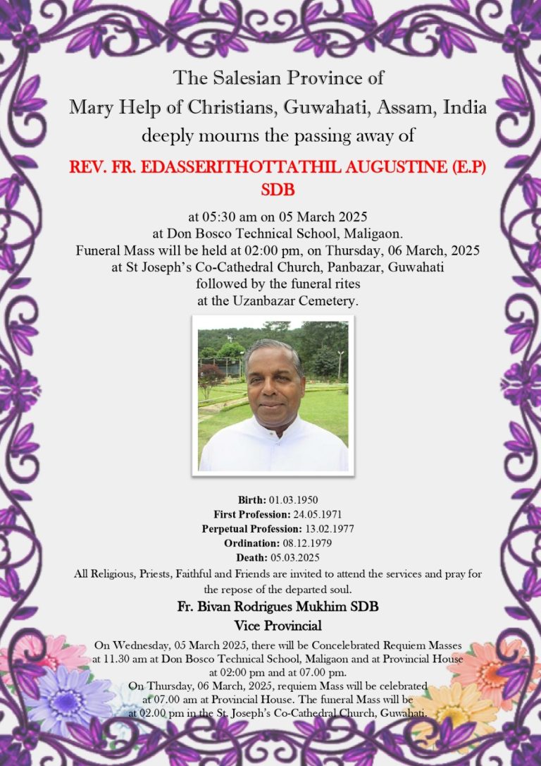 RIP Fr EP Augustine