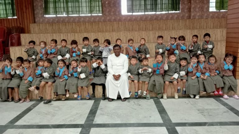 LKG Students Unite Across Borders in Joyful Exposure Between Don Bosco School, Sashipur and Dechen ECCD, Bhutan