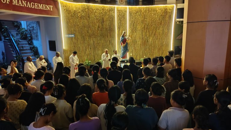 Easter Blessings at Don Bosco Institute, Kharghuli