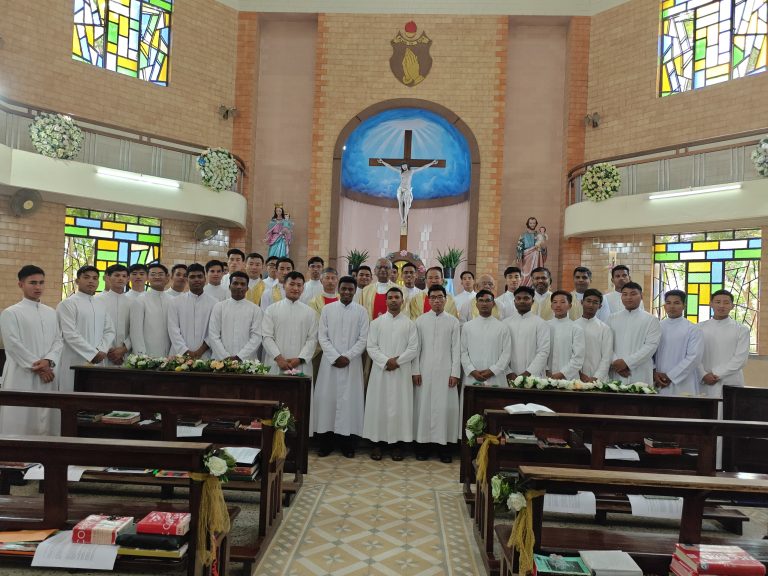 Six ING Brothers Renew Religious Profession at Salesian College, Dimapur