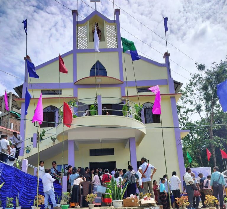 St. Mary’s Church Inaugurated and Blessed at Mahur Village, Haflong