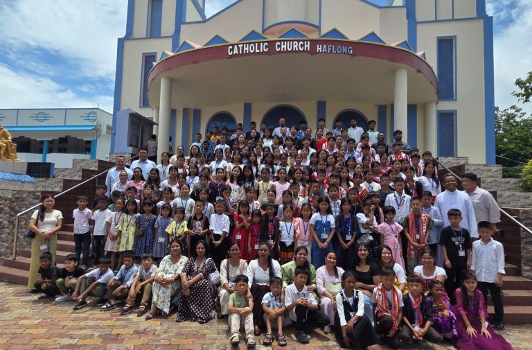 Catholic Children’s Summer Camp held at St. Francis Xavier Parish, Haflong
