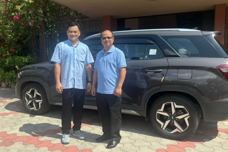 Fr Klisterwell Sohthiang and Fr Kishor Mushahary Leave for Rome