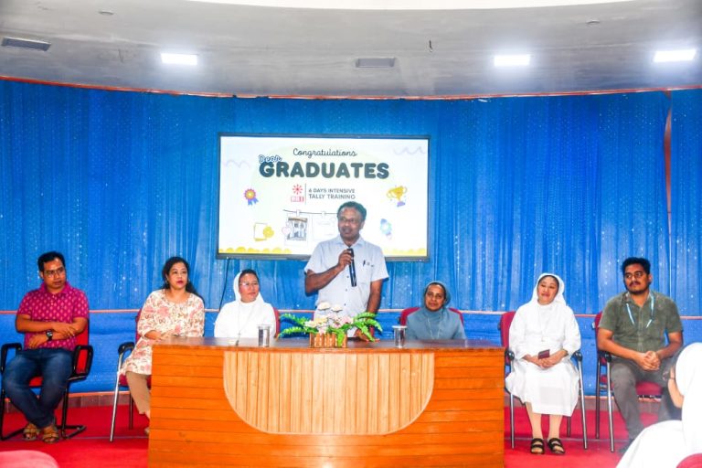 Tally Prime Training Concludes with Joyful Graduation at Don Bosco Institute