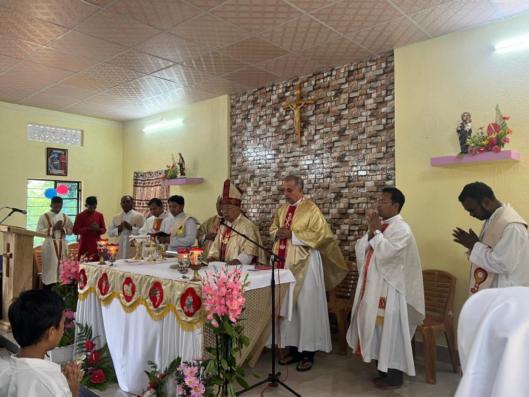 Chapel of St. John of the Cross Blessed at Rombagre Village in Rongkhon Parish