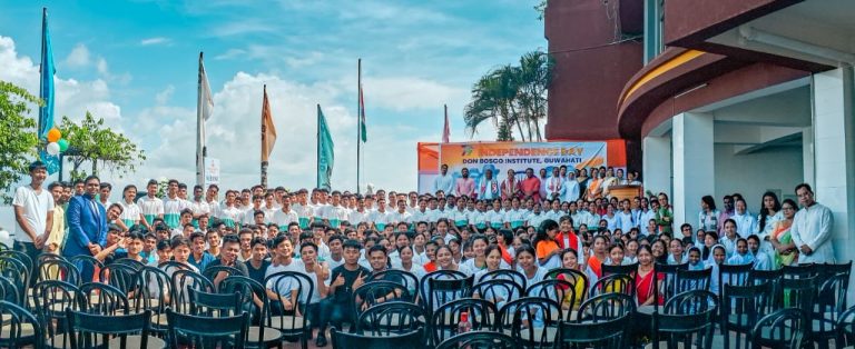 Don Bosco Institute, Kharghuli Celebrates 79th Independence Day with Patriotic Fervour