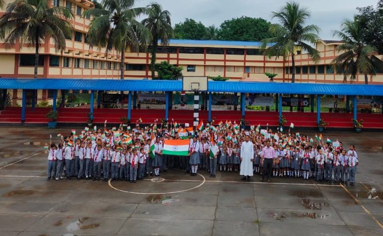 Har Ghar Tiranga at St. Dominic Savio Higher Secondary School, Garobadha
