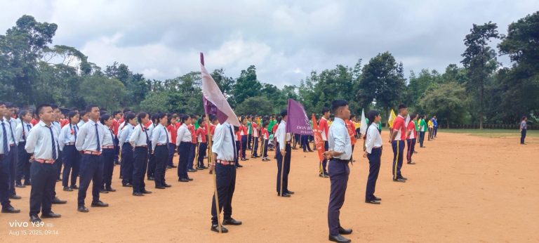 Joplang H.S. School, Shallang, Celebrates 79th Independence Day with Patriotic Spirit