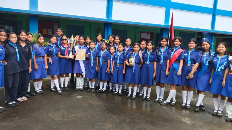 St. Dominic Savio HSS Girls’ Contingent Wins “Best Marching Contingent” Award