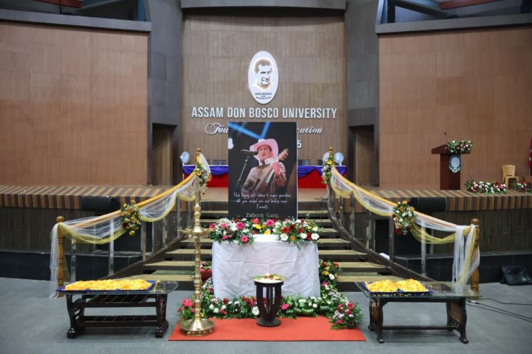 Assam Don Bosco University Pays Tribute to Zubeen Garg