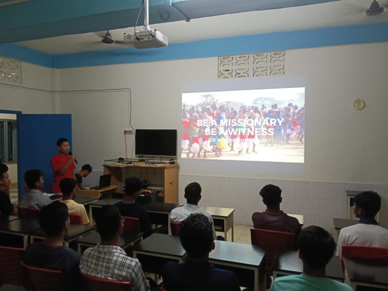 Missionary Animation Prayer Service Held at Don Bosco Pre-Novitiate, Dotma