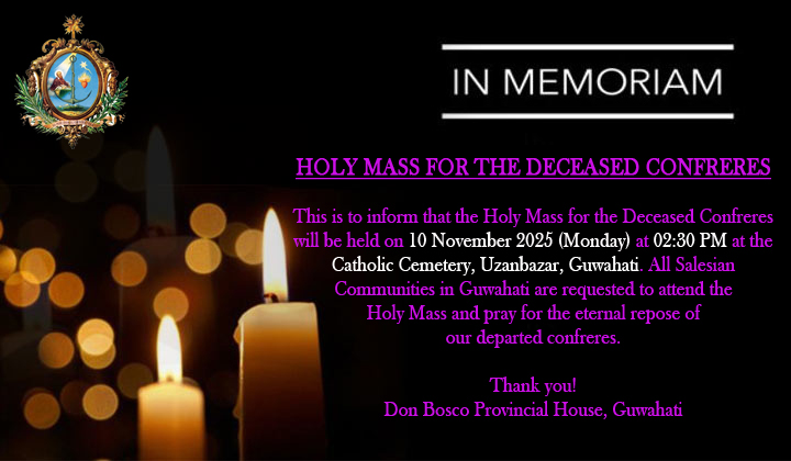 Holy Mass for the Departed Salesians