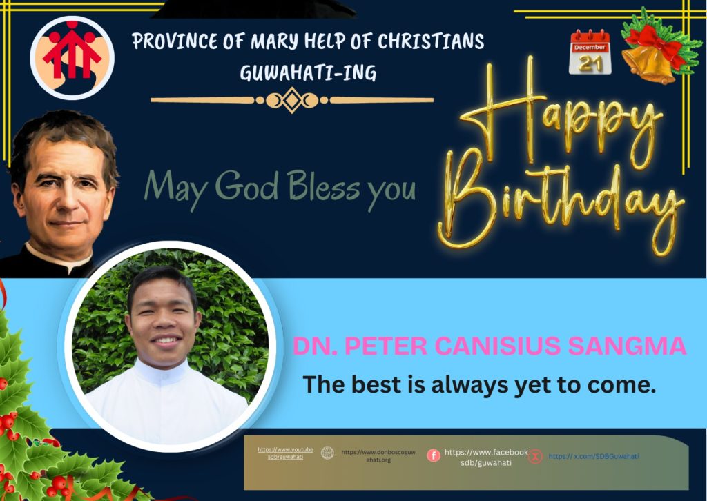 Deacon Peter Canisius Sangma SDB
