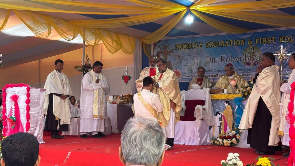 Ordination of Fr Kolombiya Rabha