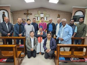Centenarian Salesian Rev Fr Mathew Pulingathil SDB Visits Provincial House, Guwahati