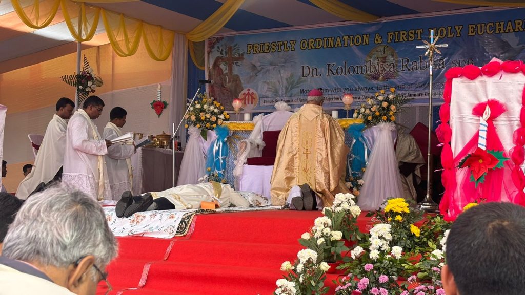 Ordination of Fr Kolombiya Rabha