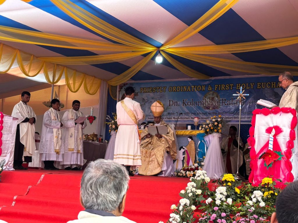 Ordination of Fr Kolombiya Rabha