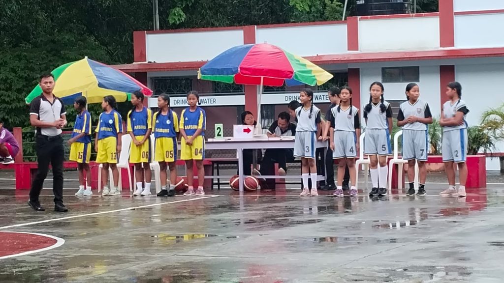 Basketball Match at Tura