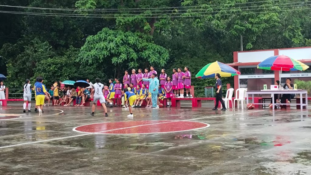 Basketball Match at Tura