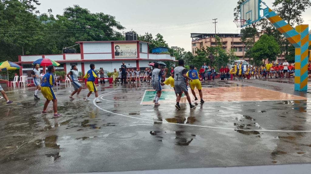 Basketball Match at Tura