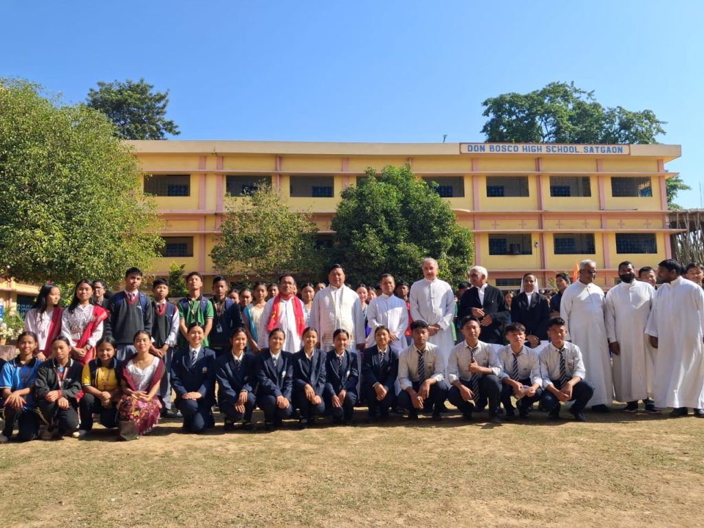 Provincial Blesses and Inaugurates New School Building at Don Bosco Higher Secondary School, Satgaon