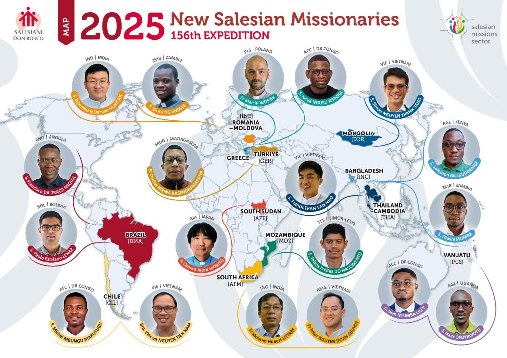 Fr. Uttam Hubert Molsom SDB Leaves for Rome to Begin Missionary Course