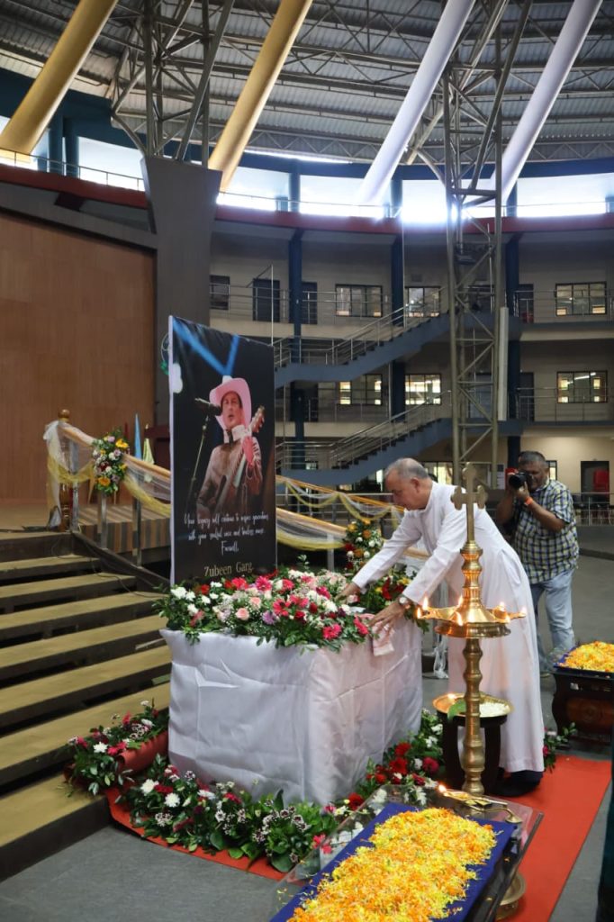 Assam Don Bosco University Pays Tribute to Zubeen Garg