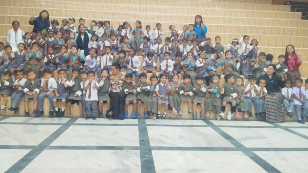 LKG Students Unite Across Borders in Joyful Exposure Between Don Bosco School, Sashipur and Dechen ECCD, Bhutan