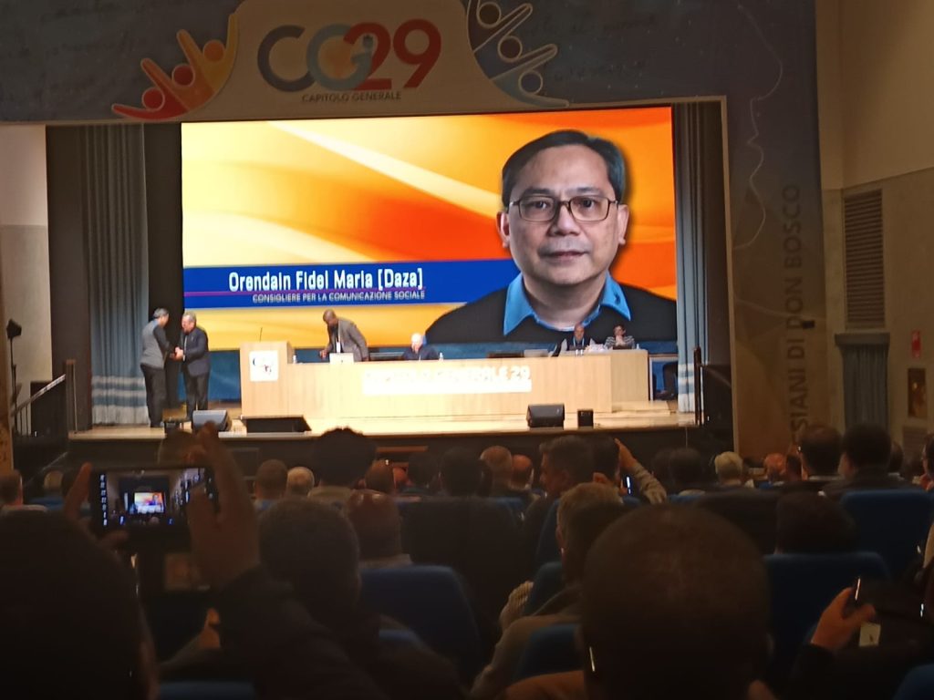 Congratulations to Fr Fidel, the General Councillor for Social Communication