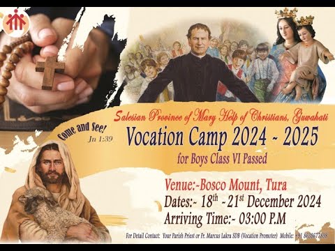 Vocation Camp 2024 at Bosco Mount