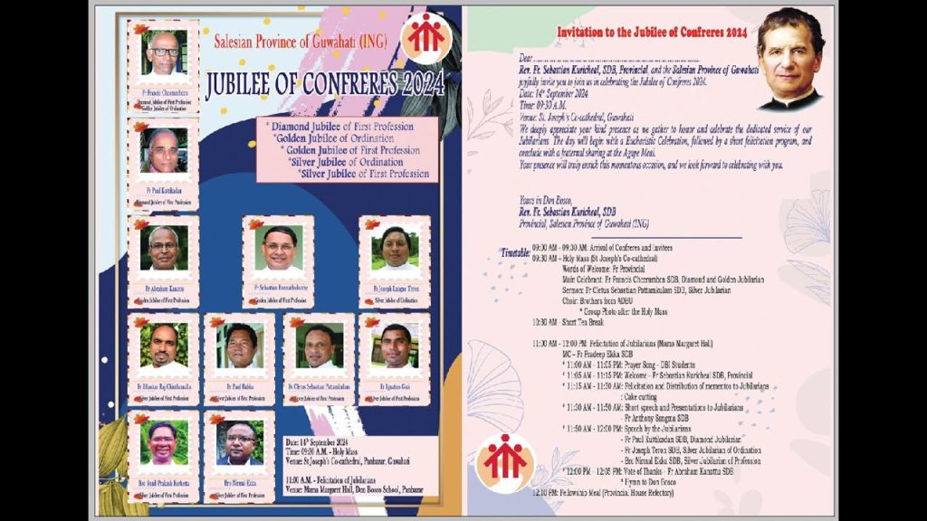 Jubilee of Confreres 2025