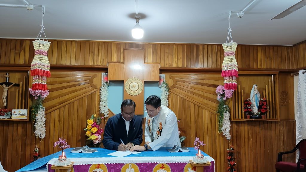 Installation of Fr KJ Thomas SDB