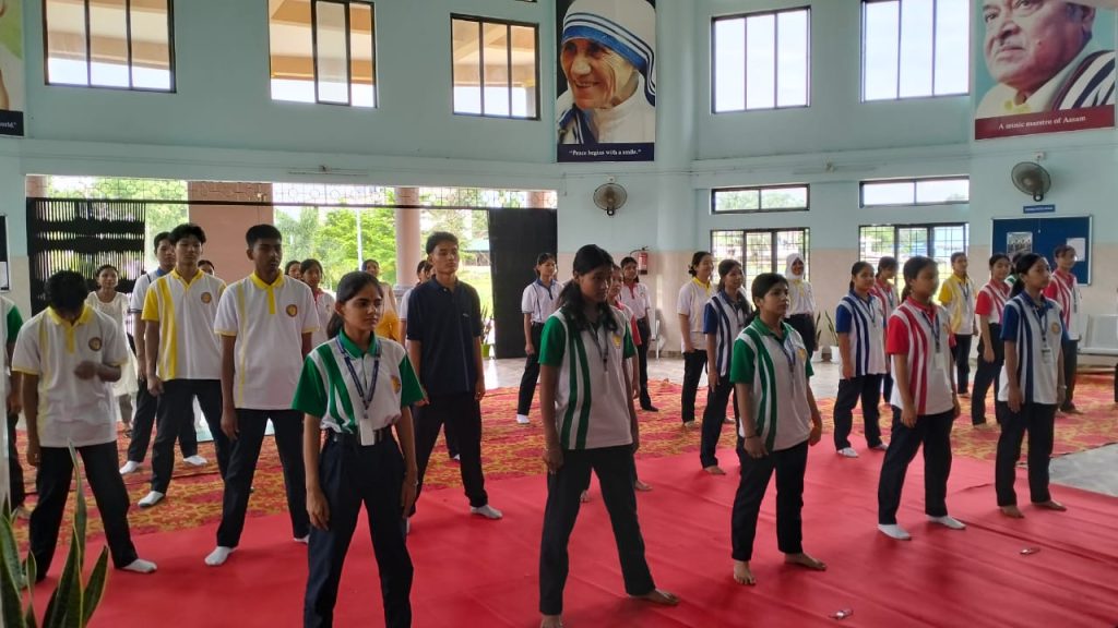 Yoga at DBC Chapaguri