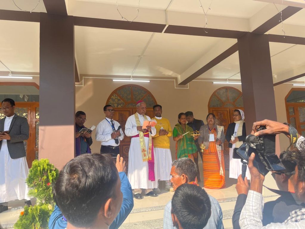 Church Blessing at Tangla