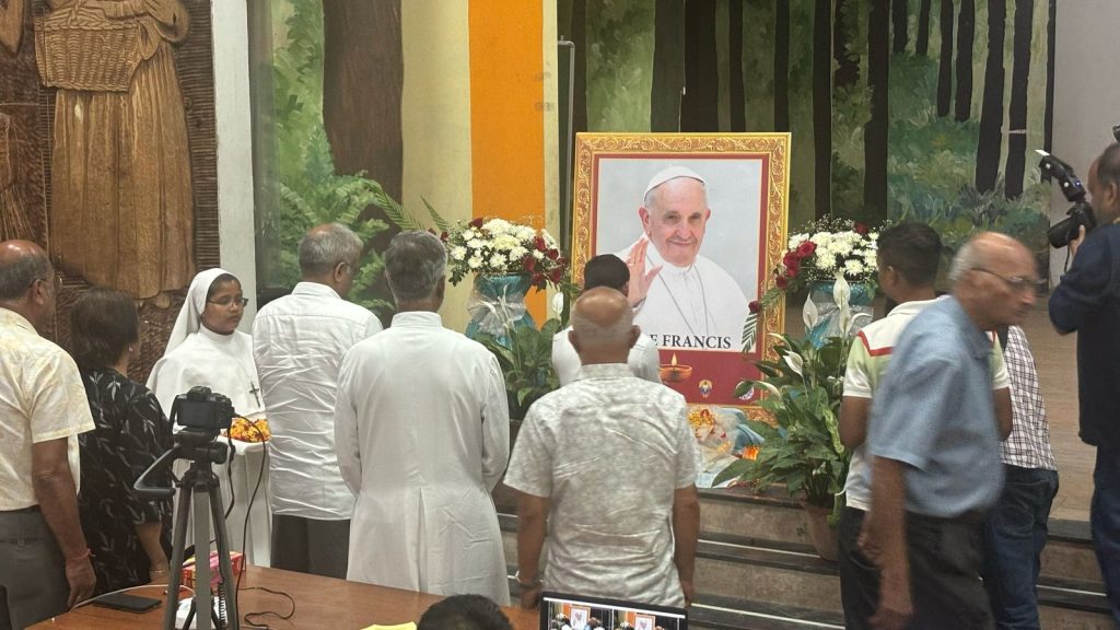 Prayer for Pope Francis at Guwahati