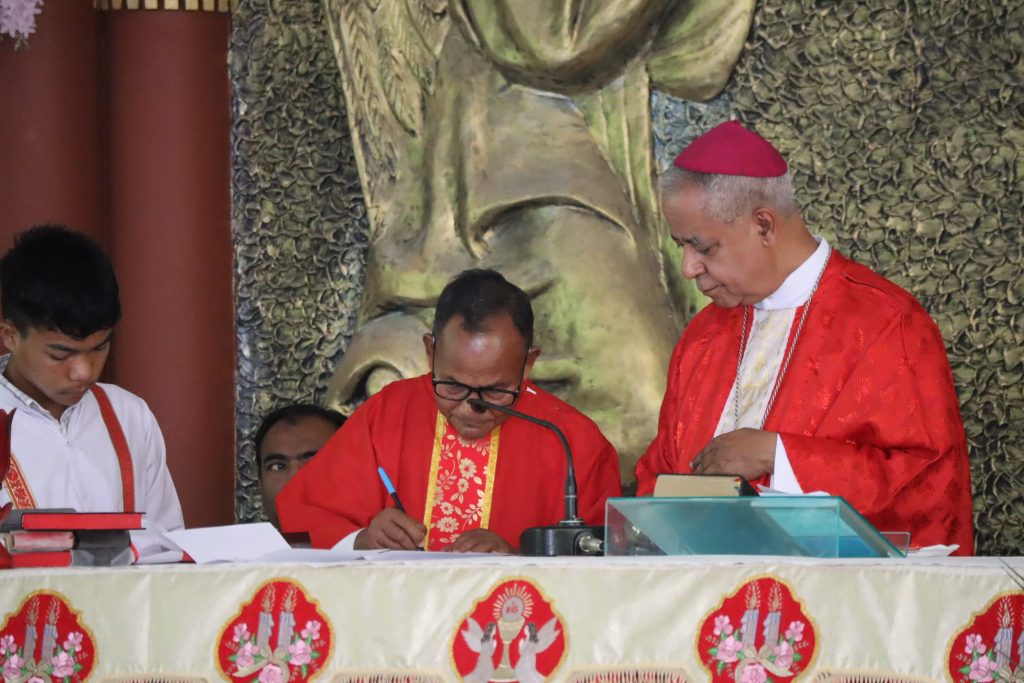 Installation of Fr Denis as Parish Priest