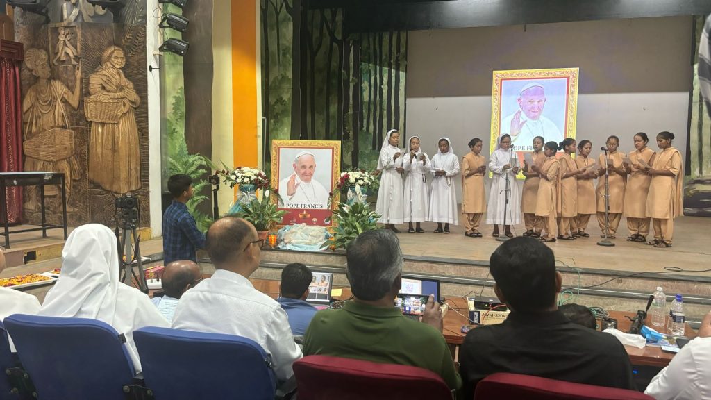 Prayer for Pope Francis at Guwahati