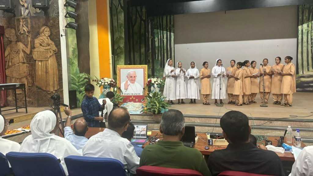 Prayer for Pope Francis at Guwahati