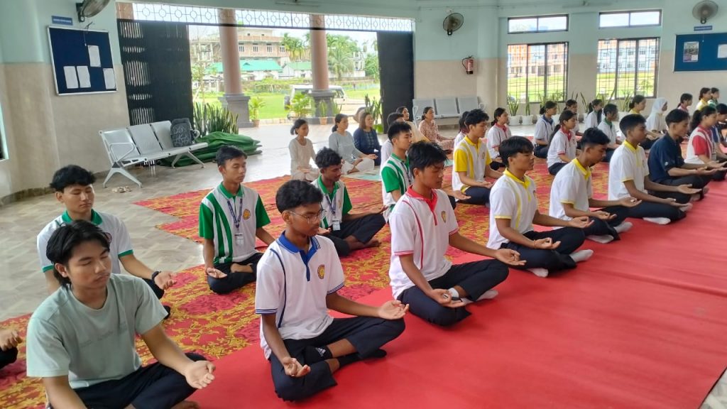 Yoga at DBC Chapaguri