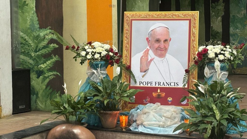 Prayer for Pope Francis at Guwahati