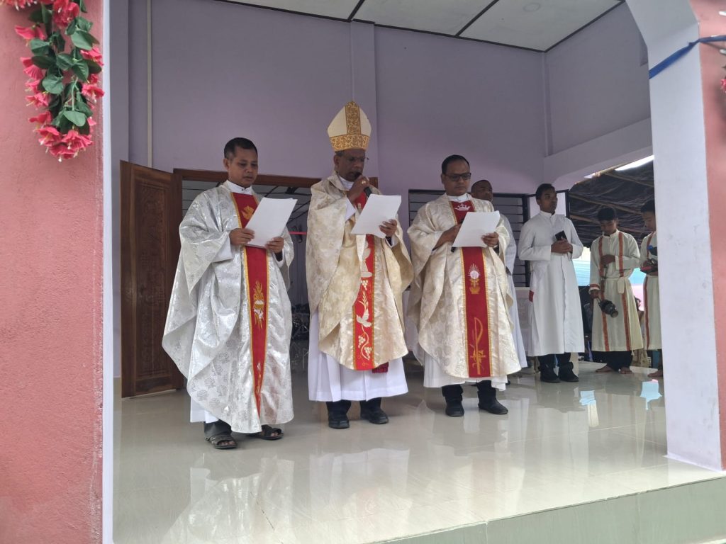 Church Blessing at Satgaon