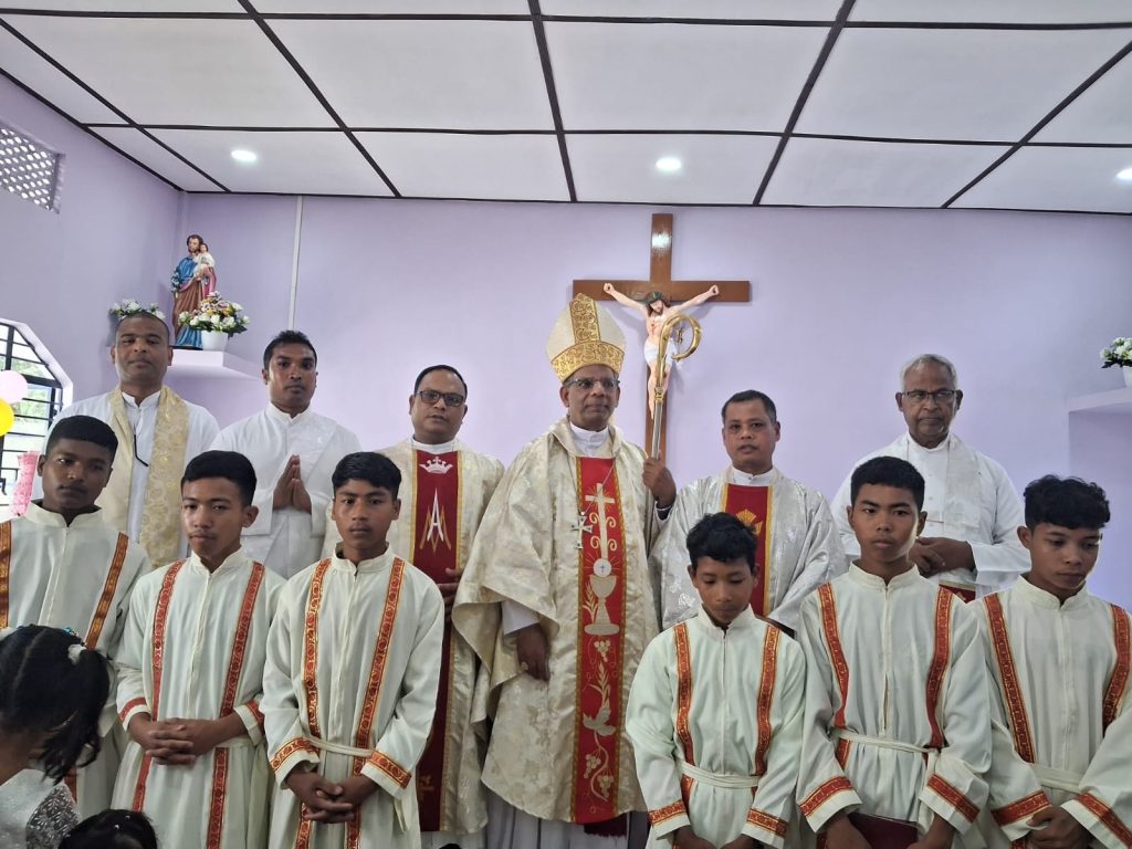 Church Blessing at Satgaon